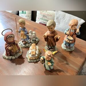 Vintage Berta Hummel Goebel Nativity figures